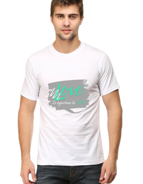 Male Classic Crew T-Shirt – Love Is Injurious To Life