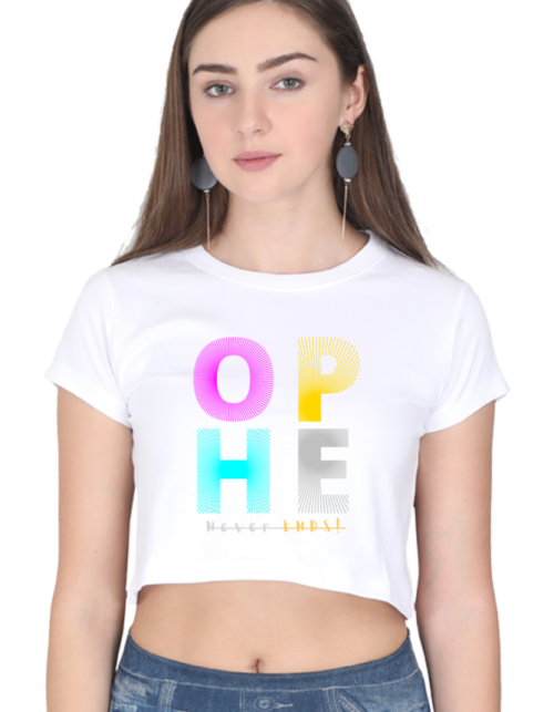 Female Crop Top – Hope Never Ends!