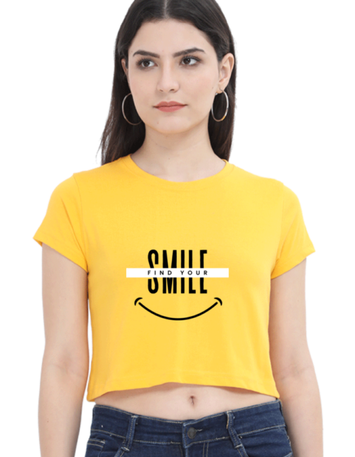 Female Crop Top – Find Your Smile