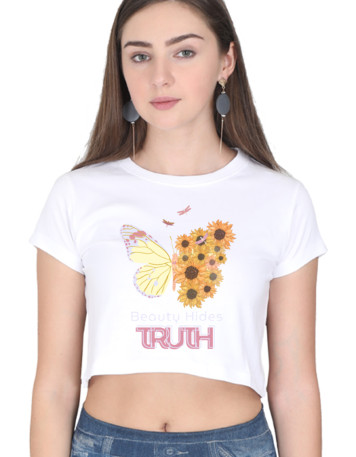 Female Crop Top – Beauty Hides Truth
