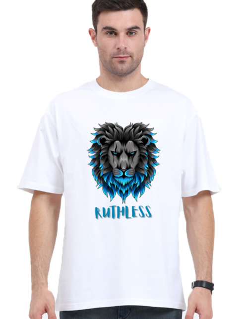 Male Classic Oversized T-Shirt - Ruthless
