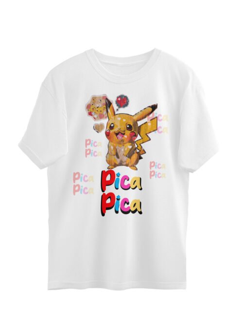Classic Oversized T-Shirts for Pika Lovers.