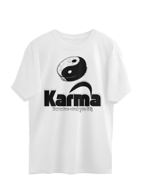 Classic oversized T-Shirts for Gentleman - Karma Edition